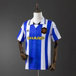 94/96 Manchester United Second Away Retro Jersey - front view