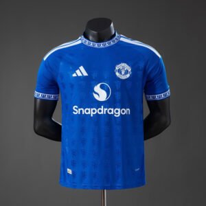 26/27 Manchester United Special Edition Player Version Jersey - Blue - front view