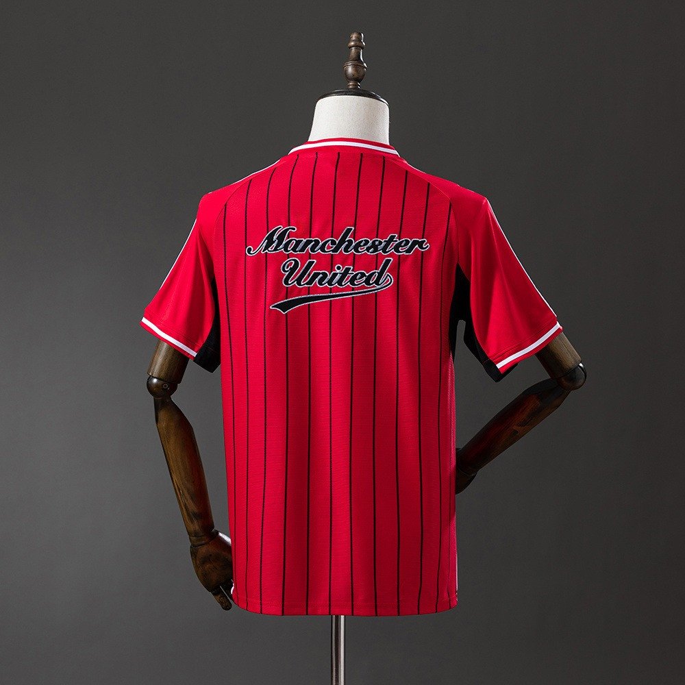 25/26 Manchester United US Pack Baseball Jersey - Red - back view