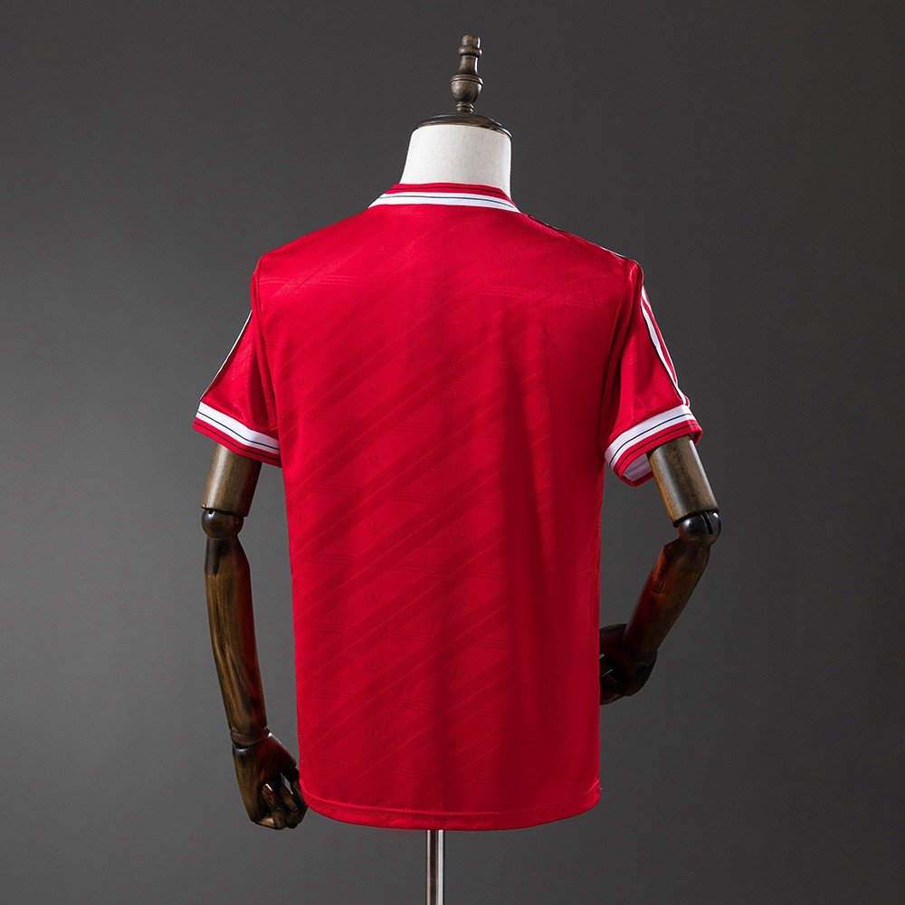 86/88 Manchester United Home Retro Jersey - back view