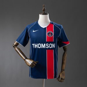 France Paris Saint-Germain 2002-2003 Away Jersey – Navy with Red and White Centre Stripe