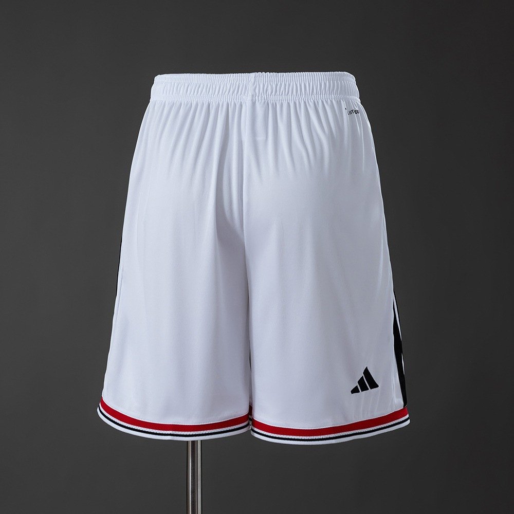 26/27 Manchester United Home Shorts - White - back view