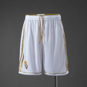 Real Madrid 11/12 Home Retro Shorts - front view