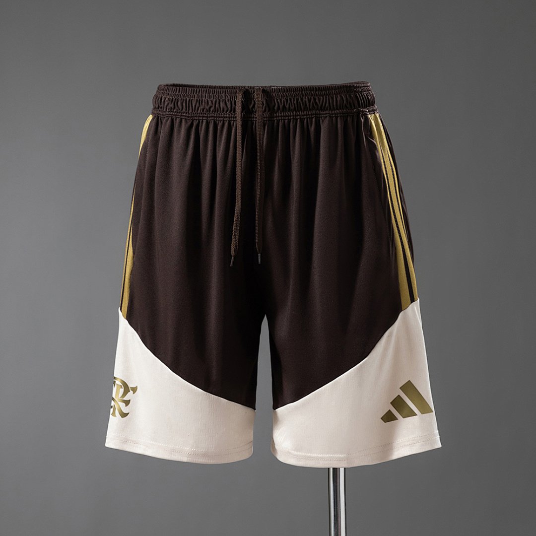Flamengo 26/27 Training Shorts - Brown - front view