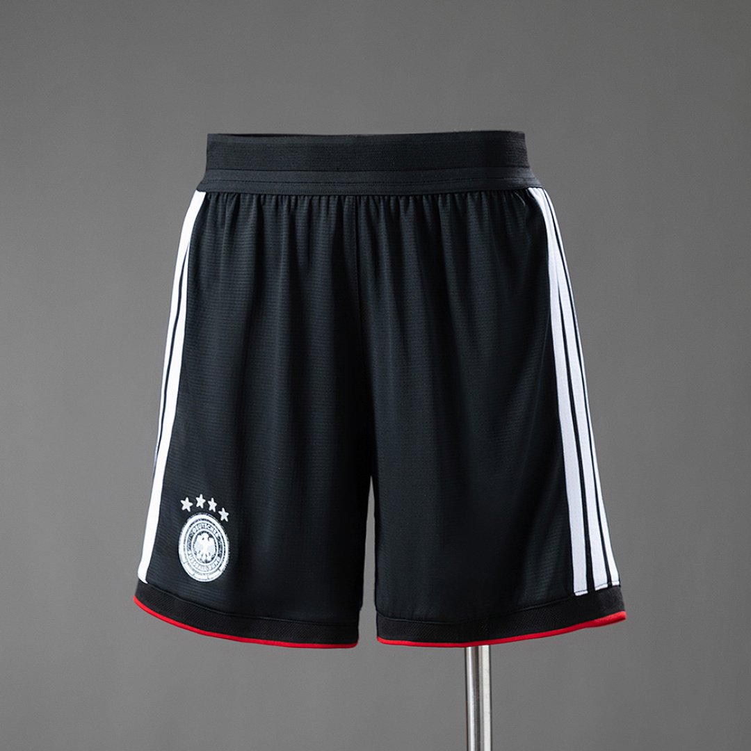 German 2026 Black Player Version Shorts - front view