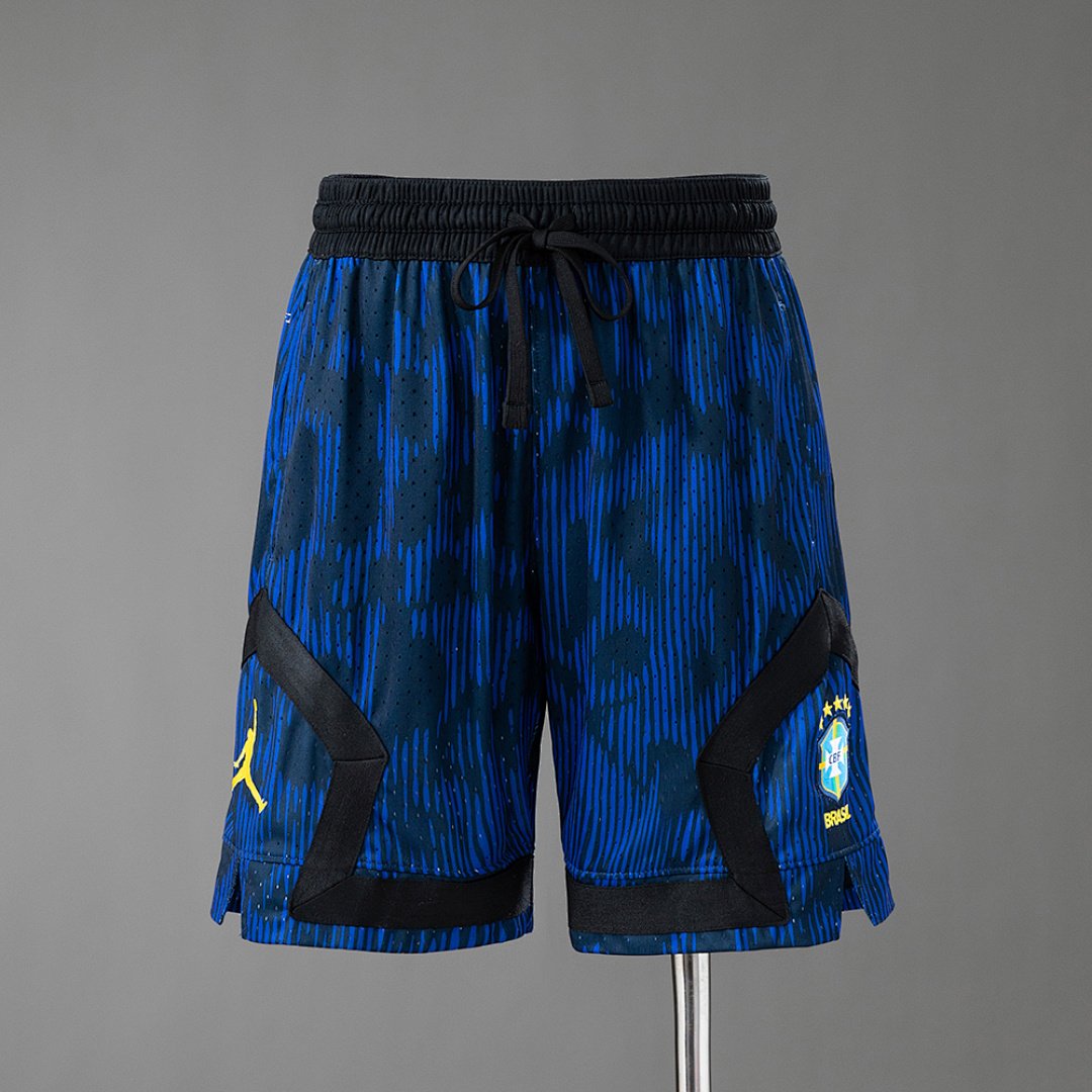 Brazil 2026 Basketball Shorts Blue - front view