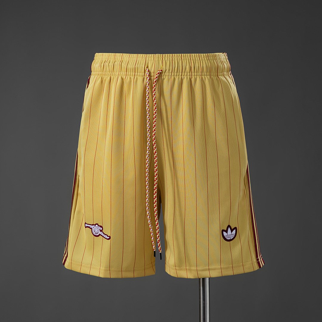 Arsenal Terrace Icons Shorts Yellow - front view