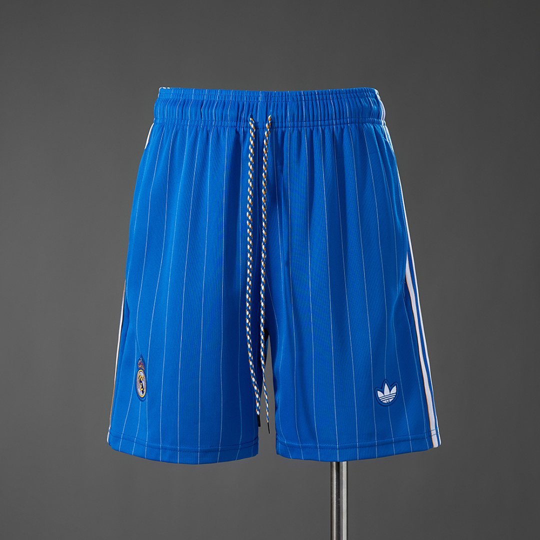 Real Madrid Terrace Icons Shorts Blue - front view