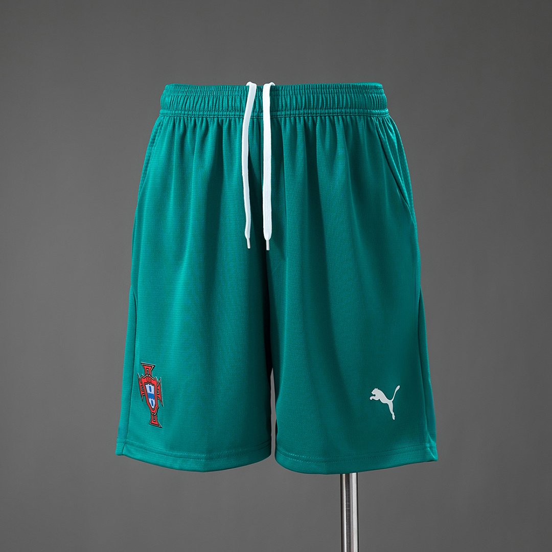 Portugal 2026 Home Shorts - Green - front view