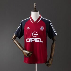01/02 Bayern Munich Home Jersey Retro - front view