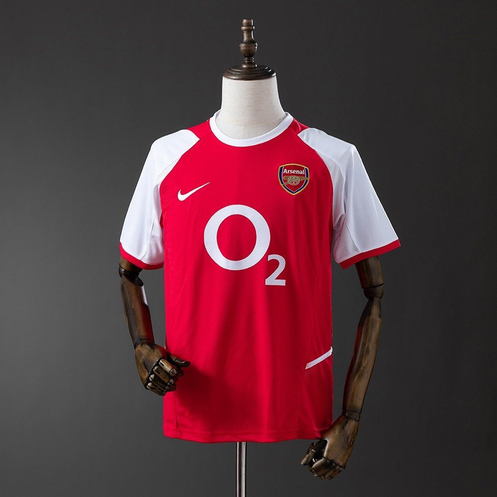 02/04 Arsenal Home Jersey Retro - front view