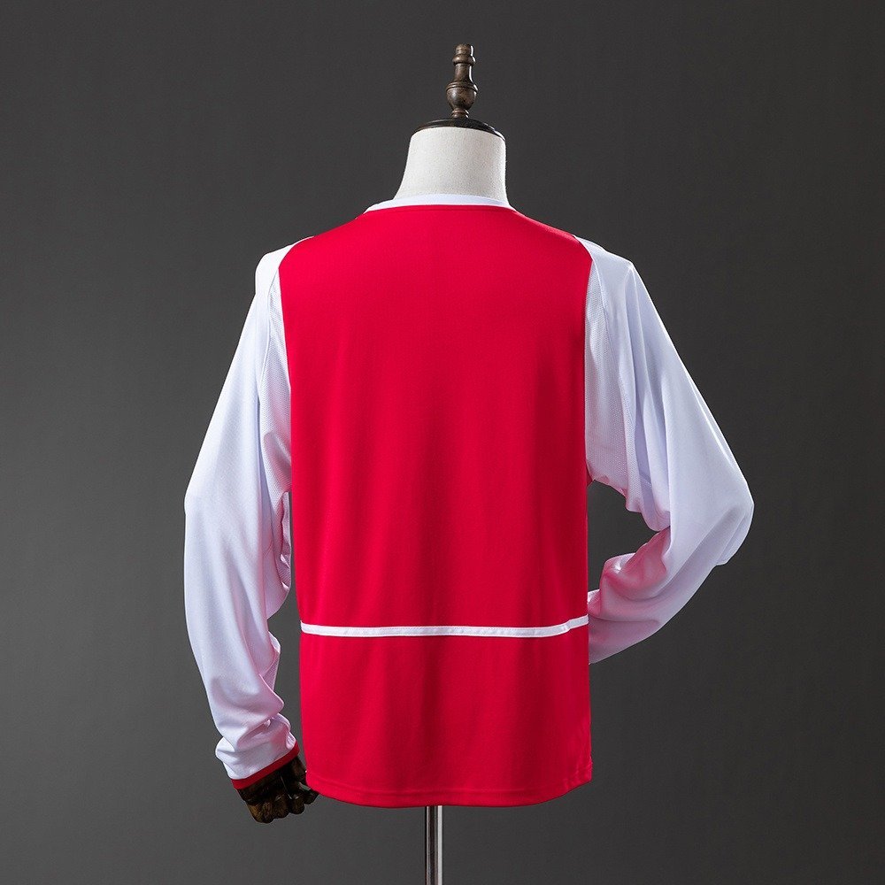 04/05 Arsenal Home Long Sleeve Jersey Retro - back view