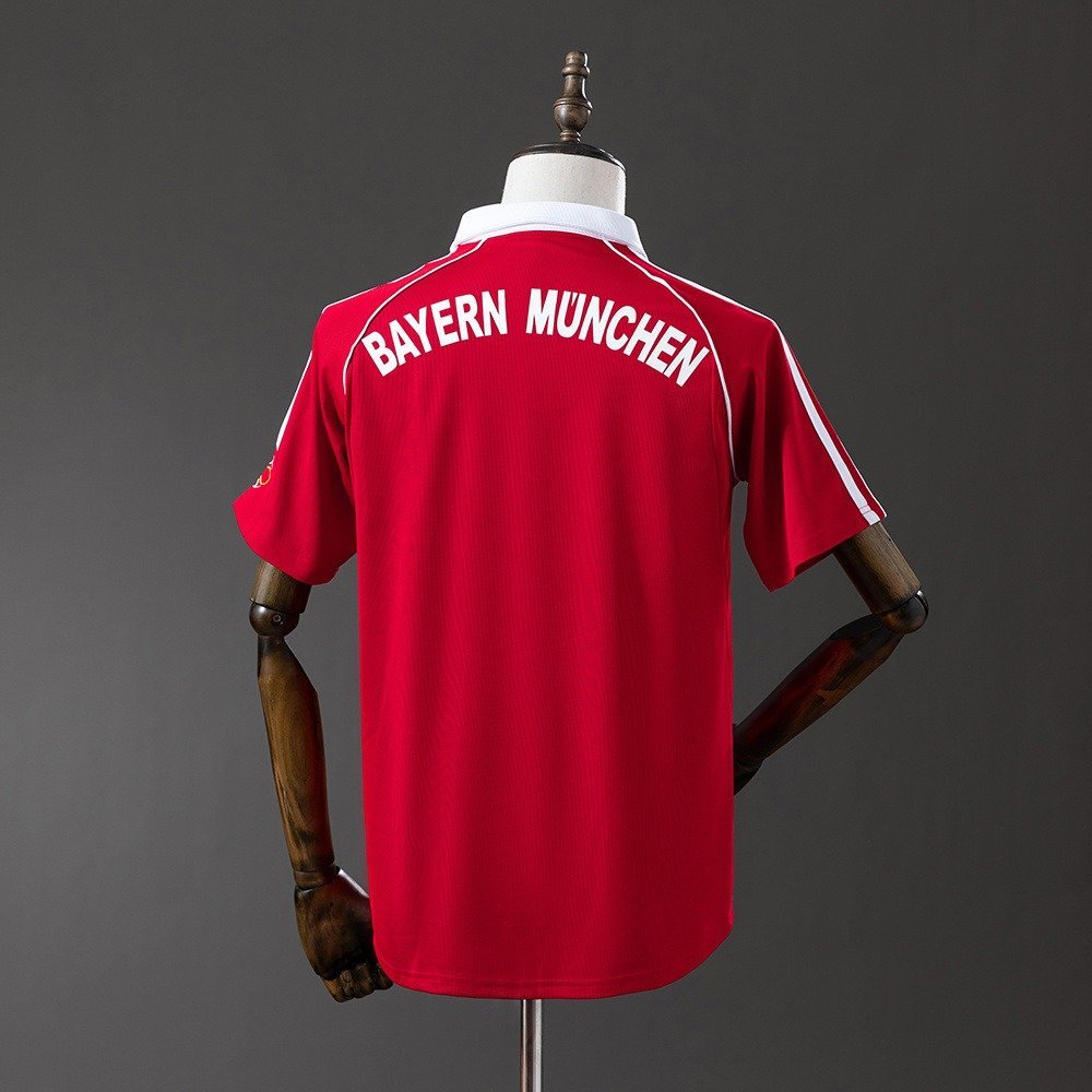 06/07 Bayern Munich Home Jersey Retro - back view