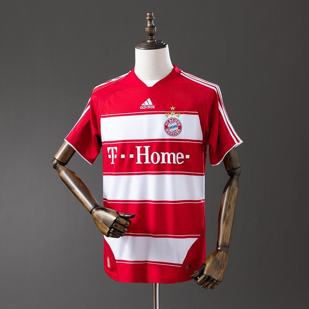 07/08 Bayern Munich Home Jersey Retro - front view