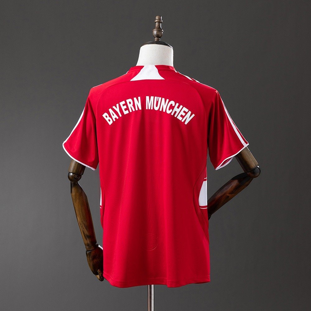 07/08 Bayern Munich Home Jersey Retro - back view