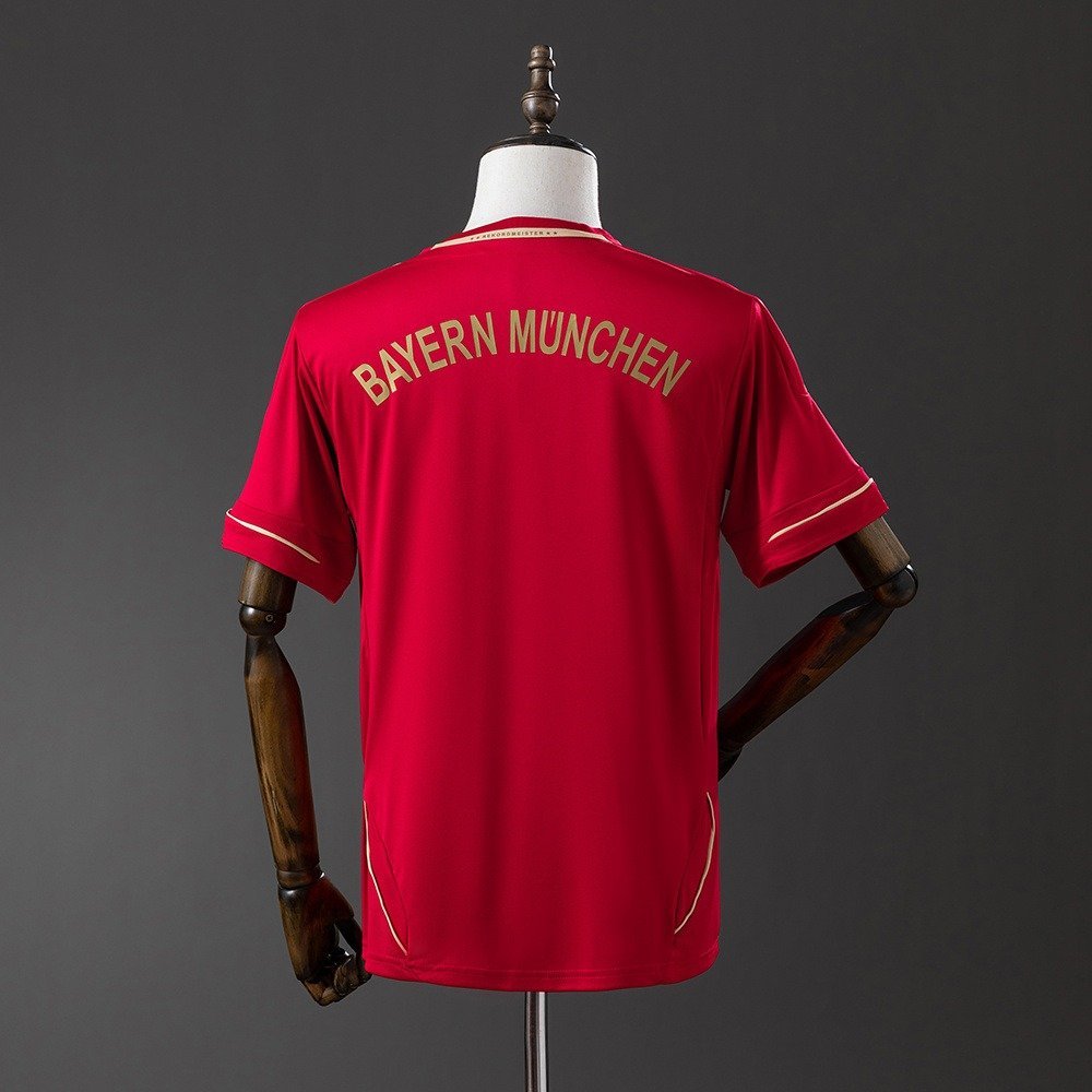 12/13 Bayern Munich Home Jersey Retro - back view