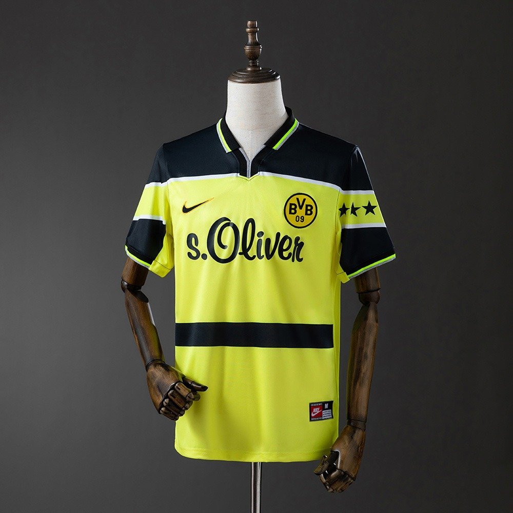 19/97 Borussia Dortmund Home Jersey Retro - front view