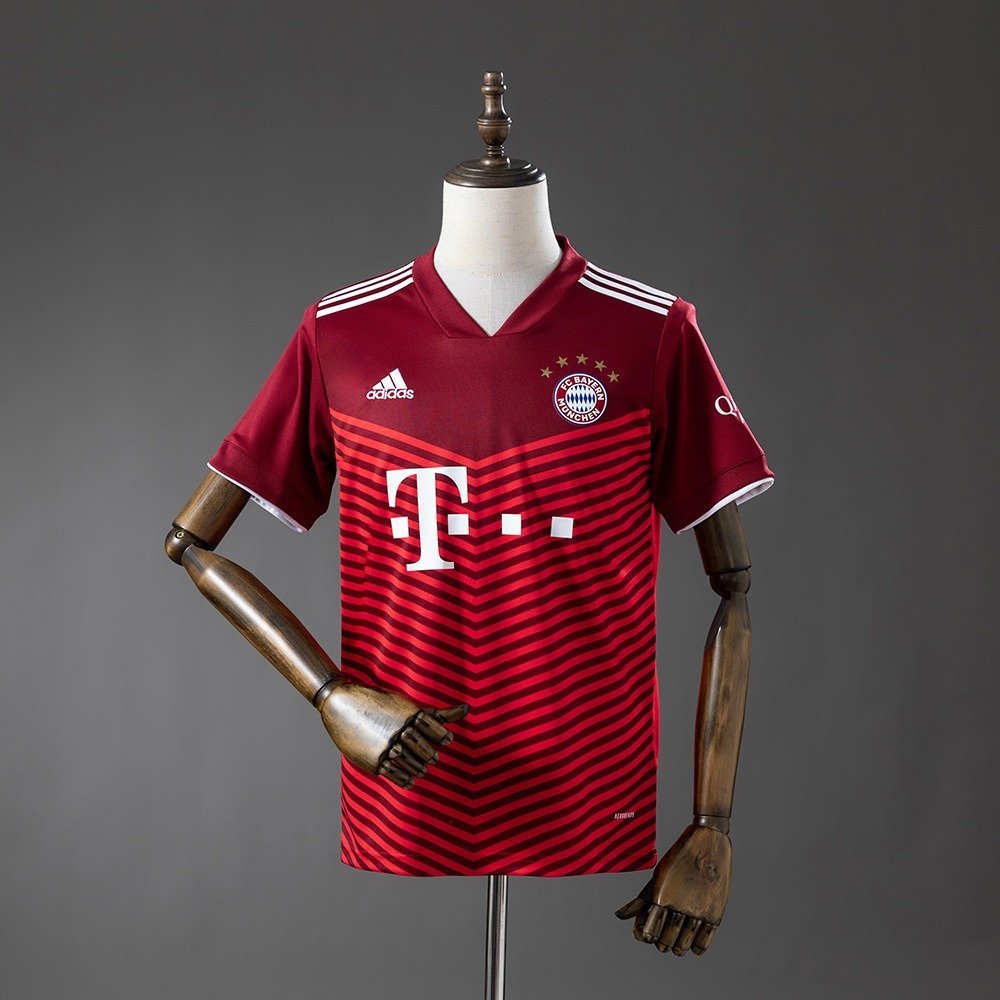 21/22 Bayern Munich Home Jersey Retro - back view
