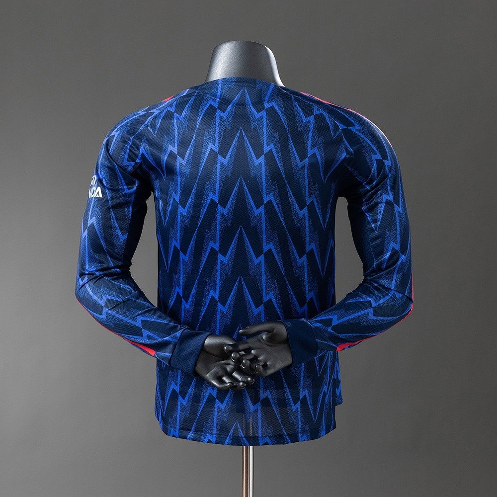 25/26 Arsenal Away Player Version Long Sleeve Jersey - front view
