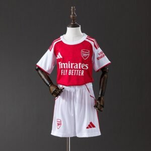 25/26 Arsenal Home Jersey Kids Kit - front view