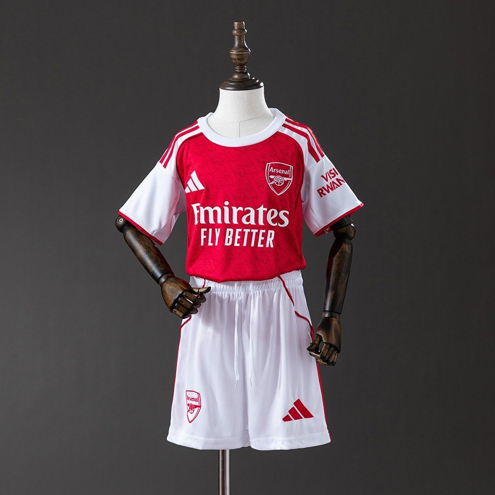 25/26 Arsenal Home Jersey Kids Kit - front view