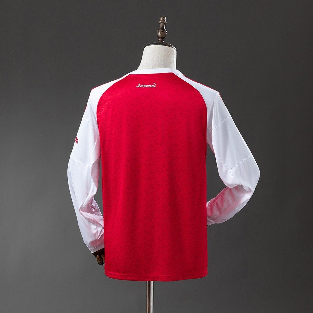 25/26 Arsenal Home Long Sleeve Jersey - back view