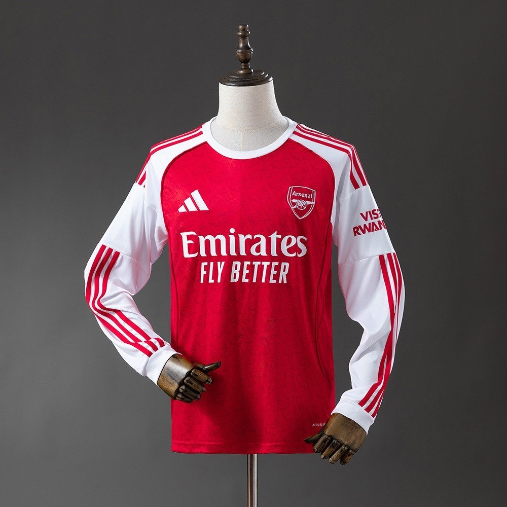 25/26 Arsenal Home Long Sleeve Jersey - front view