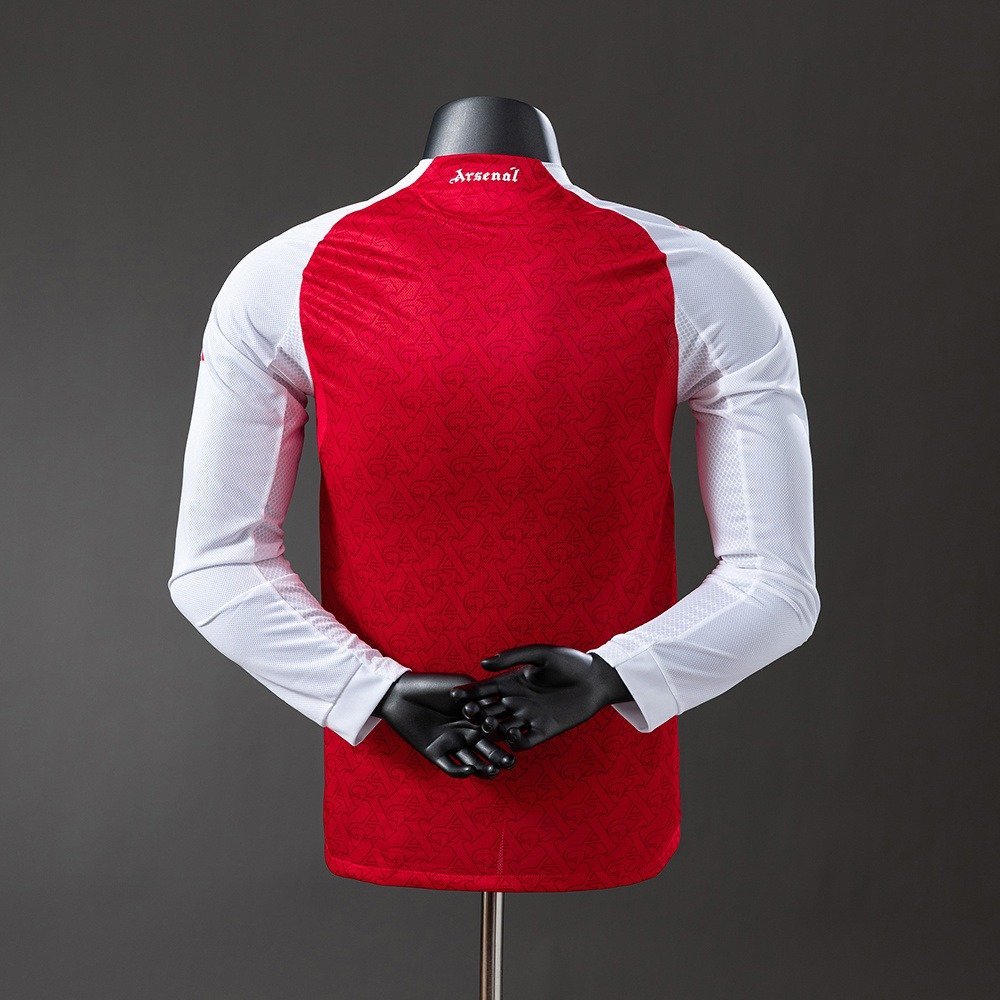 25/26 Arsenal Home Player Version Long Sleeve Jersey - back view
