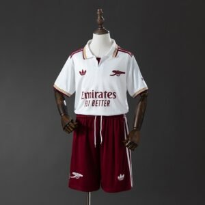 25/26 Arsenal Third Away Jersey Kids Kit - front view