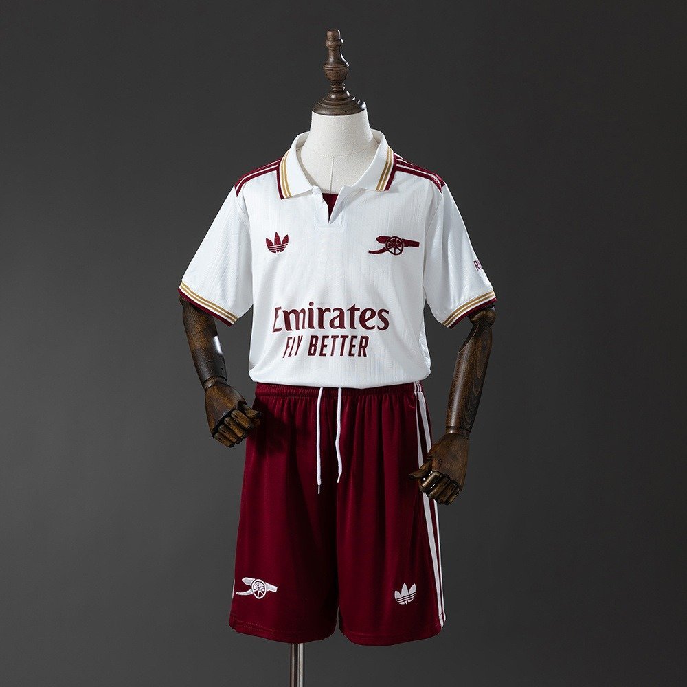 25/26 Arsenal Third Away Jersey Kids Kit - front view