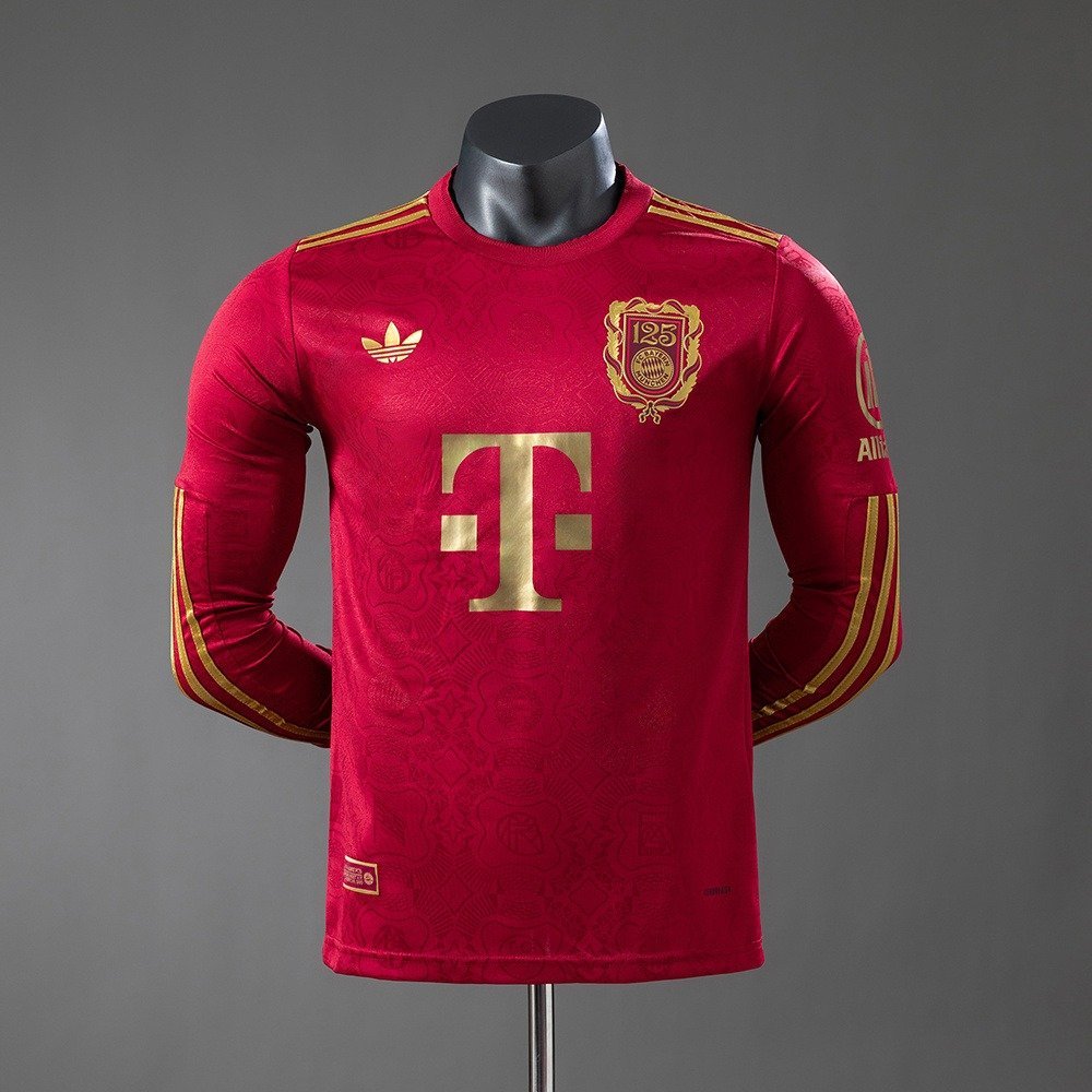 25/26 Bayern Munich Special Edition Player Version Long Sleeve Jersey - front view