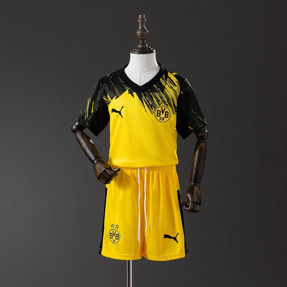 25/26 Borussia Dortmund Home Jersey Kids Kit - front view