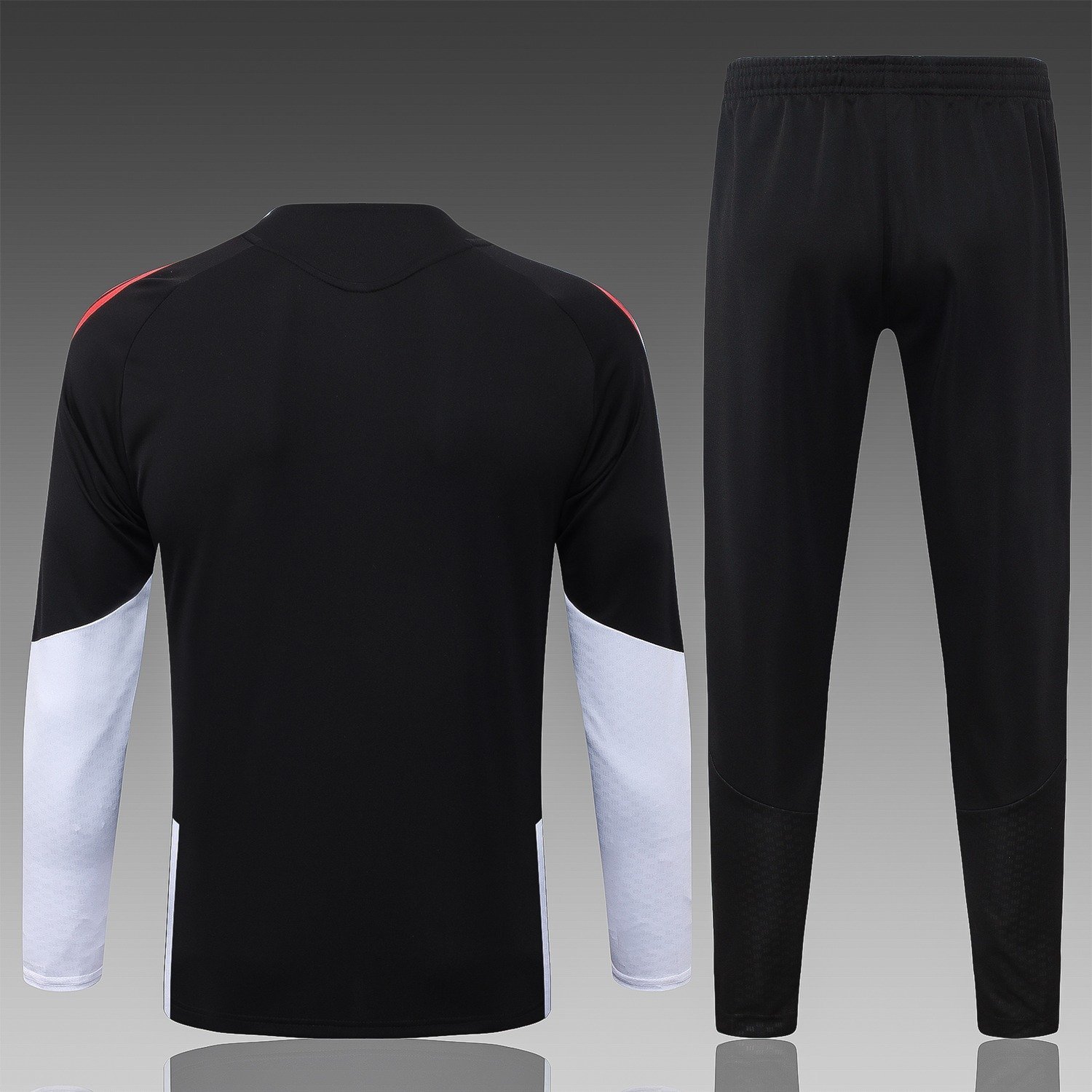 26/27 Arsenal Half-Zip Training Suit Black - back view