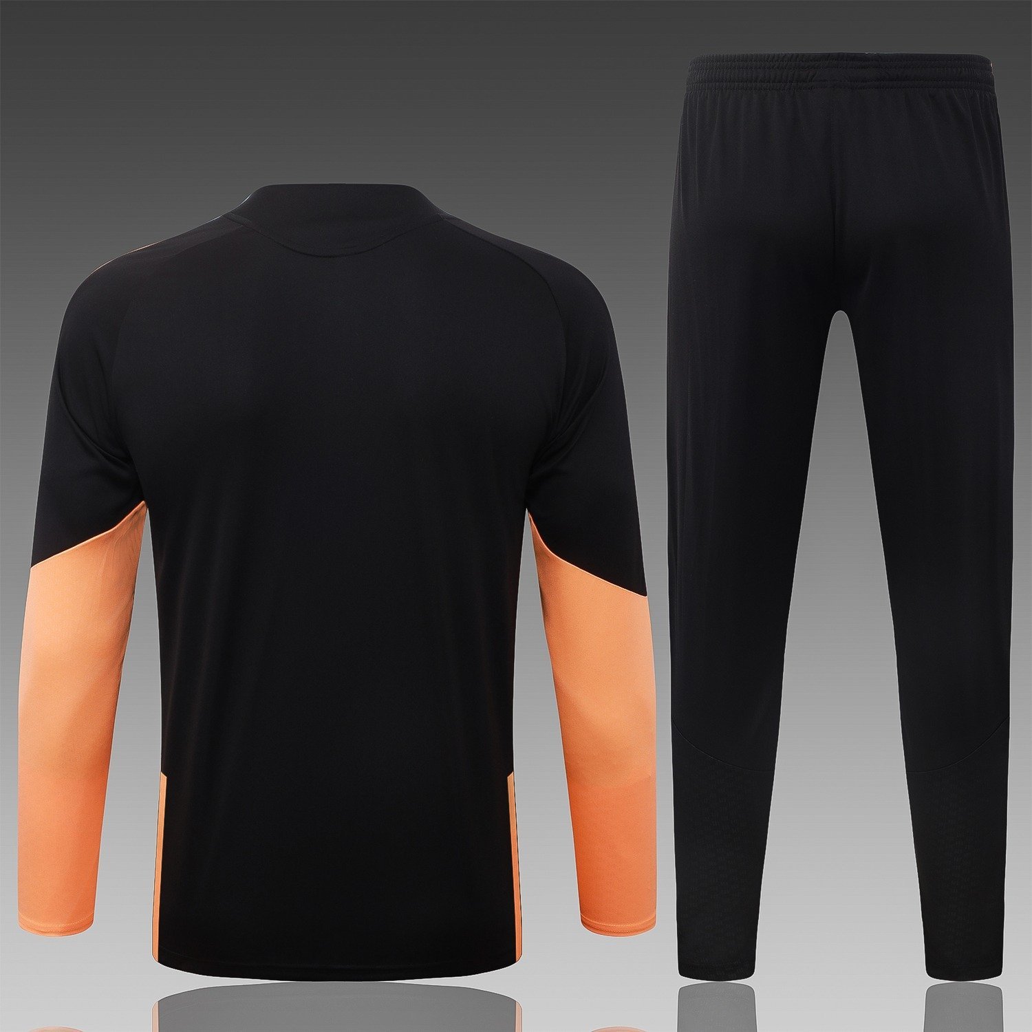 26/27 Arsenal Half-Zip Training Suit Black - back view