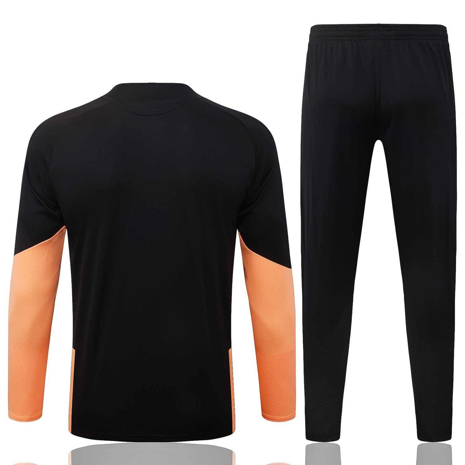 26/27 Arsenal Half-Zip Training Suit Kids Kit Black - back view