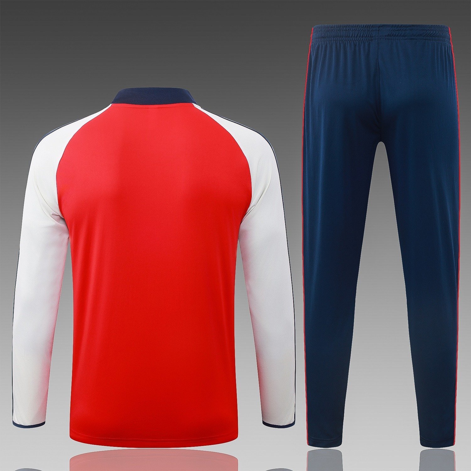 26/27 Arsenal Half-Zip Training Suit Red - back view