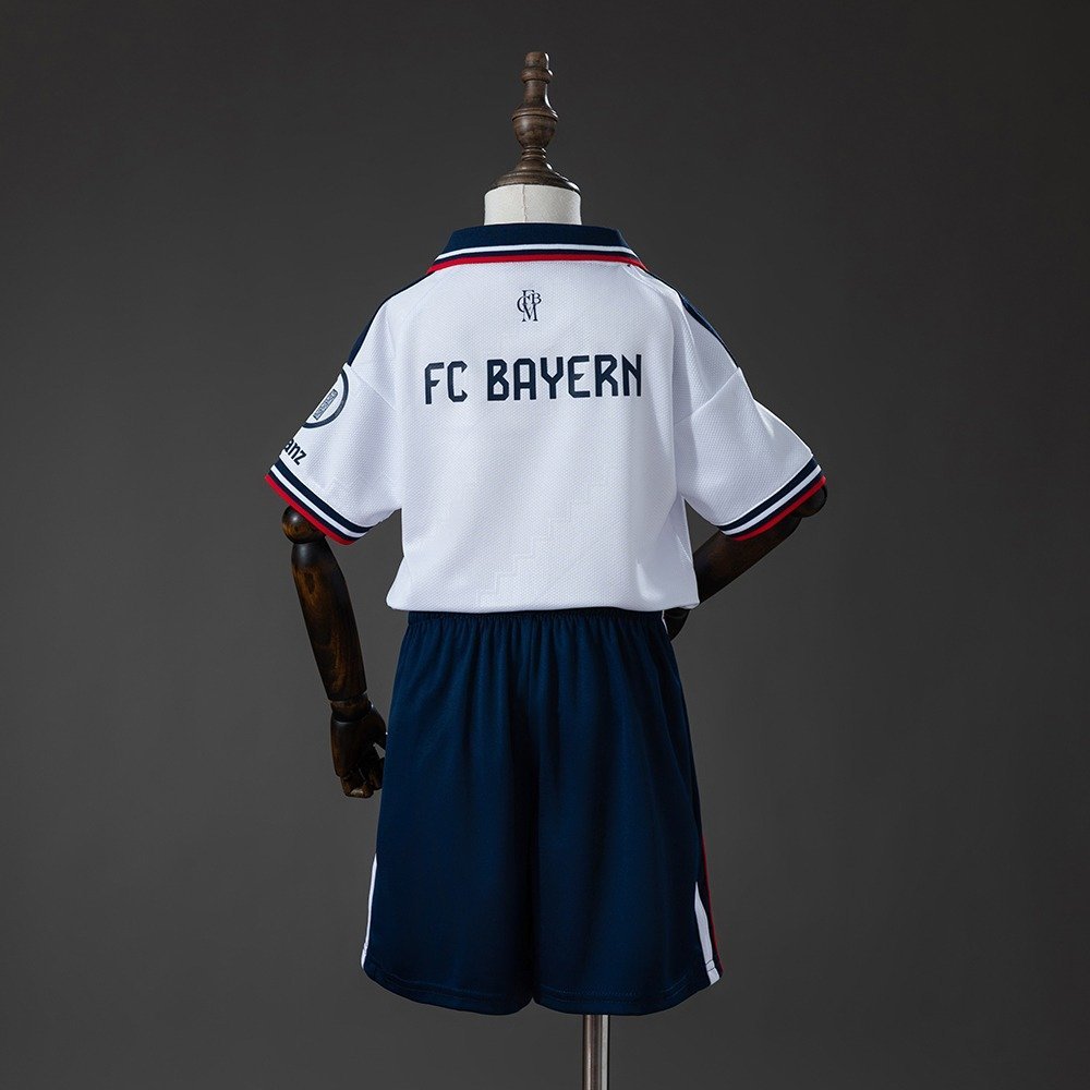 26/27 Bayern Munich Away Jersey Kids Kit - front view