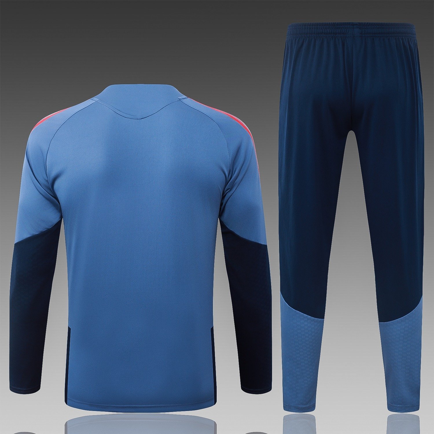 26/27 Bayern Munich Half-Zip Training Suit Blue - back view