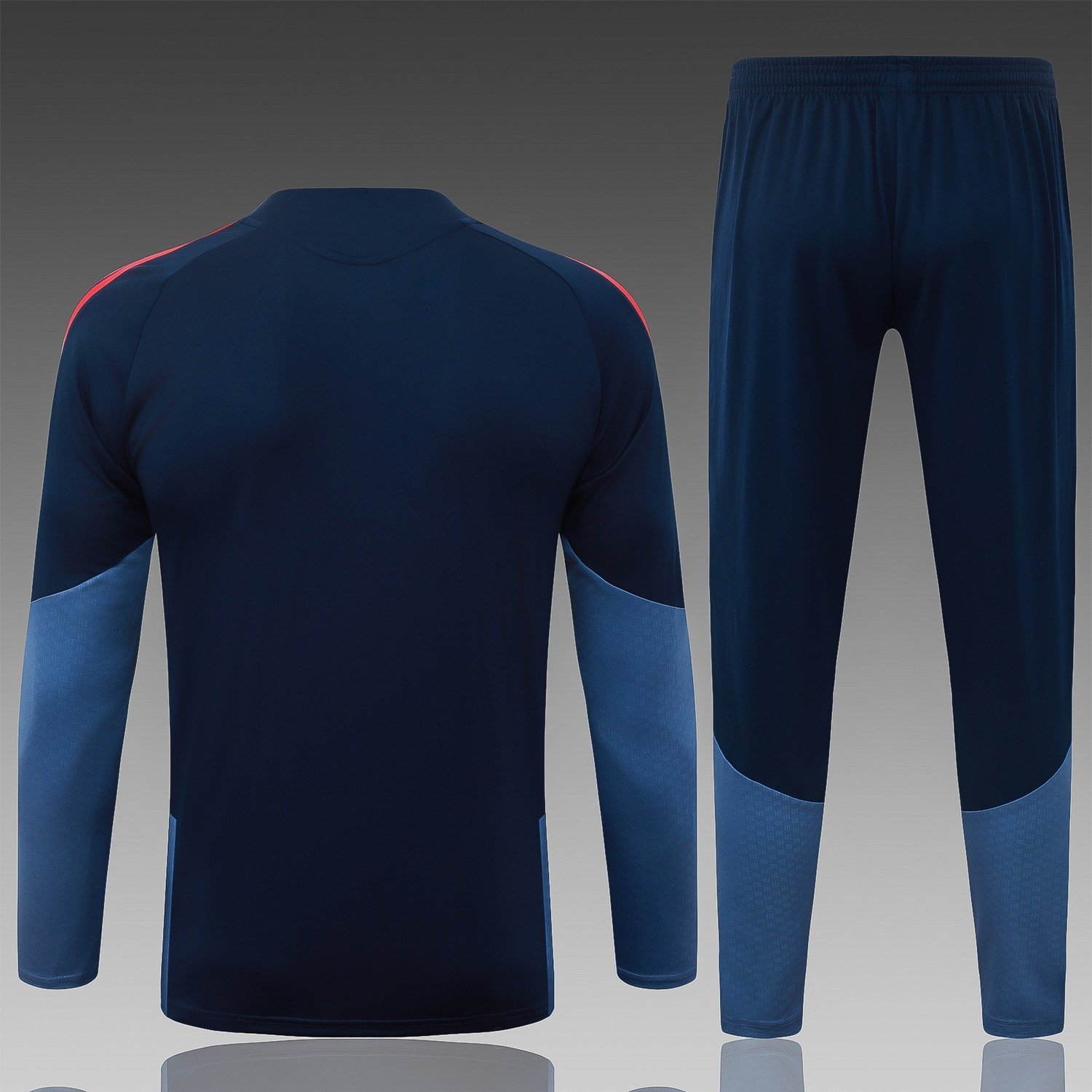 26/27 Bayern Munich Half-Zip Training Suit Blue - back view