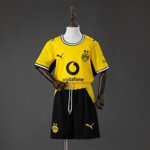 26/27 Borussia Dortmund Home Jersey Kids Kit - front view