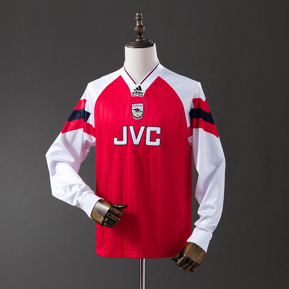 92/94 Arsenal Home Long Sleeve Jersey Retro - front view