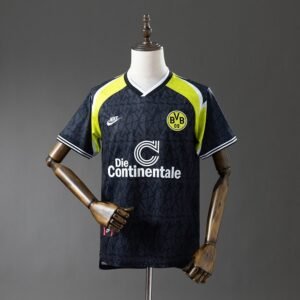 95/96 Borussia Dortmund Away Jersey Retro - back view