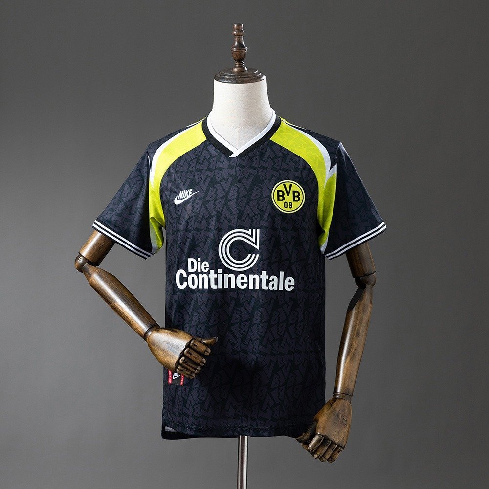 95/96 Borussia Dortmund Away Jersey Retro - back view