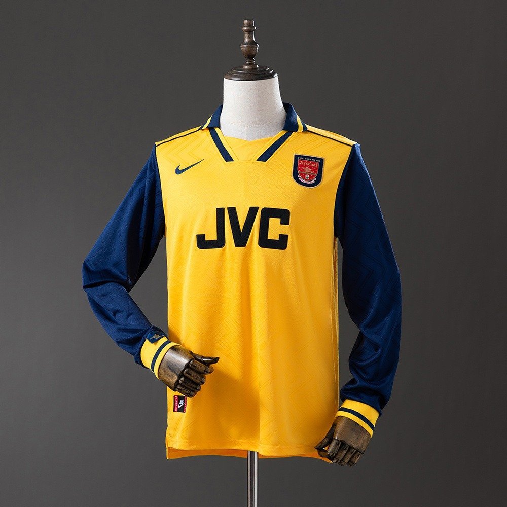 96/97 Arsenal Away Long Sleeve Jersey Retro - front view
