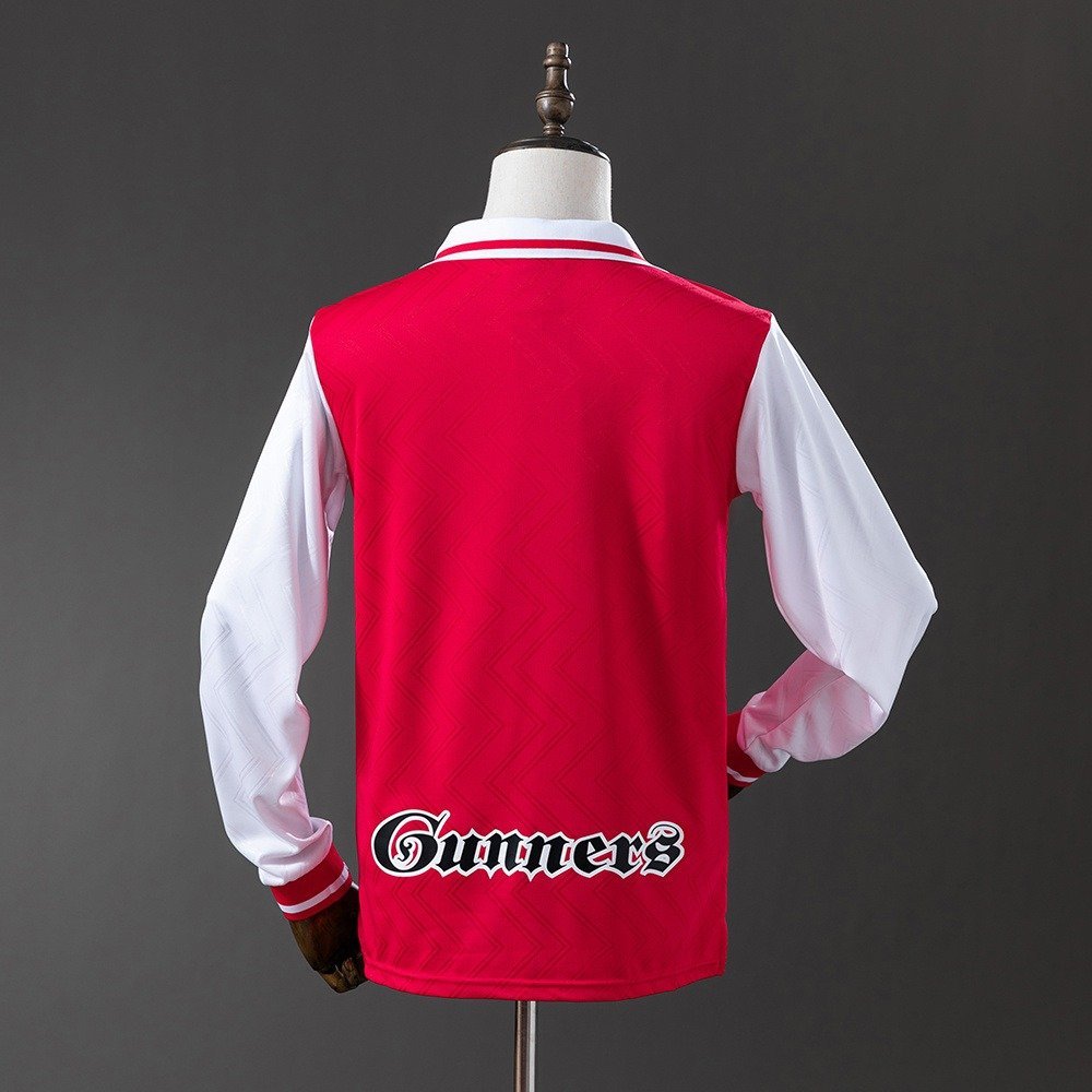 96/97 Arsenal Home Long Sleeve Jersey Retro - back view