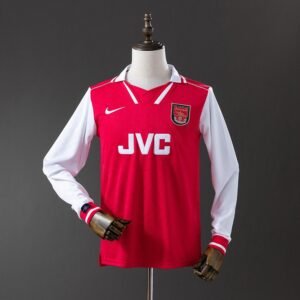 96/97 Arsenal Home Long Sleeve Jersey Retro - front view