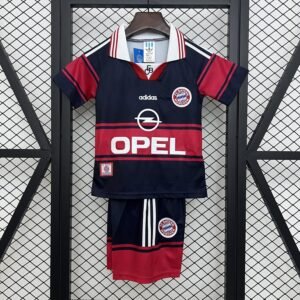 97/99 Bayern Munich Home Jersey Kids Kit - back view