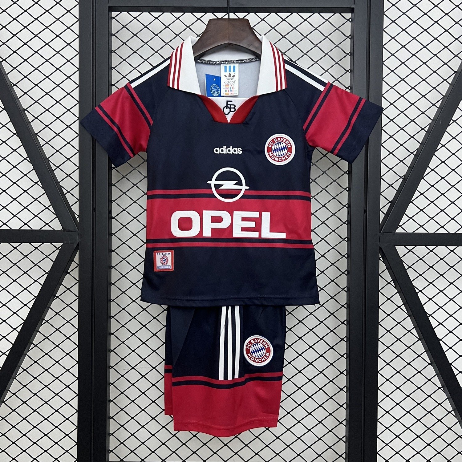 97/99 Bayern Munich Home Jersey Kids Kit - back view