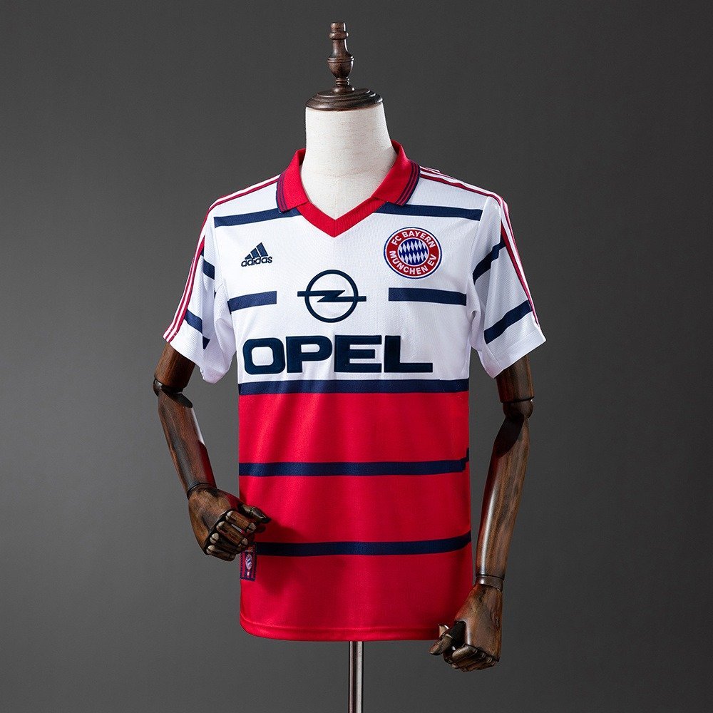 98/00 Bayern Munich Away Jersey Retro - front view