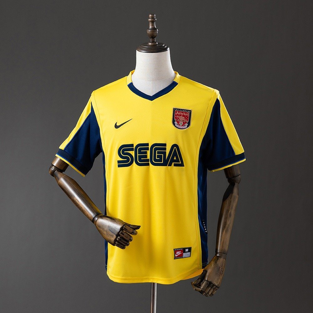 99/00 Arsenal Away Jersey Retro - front view